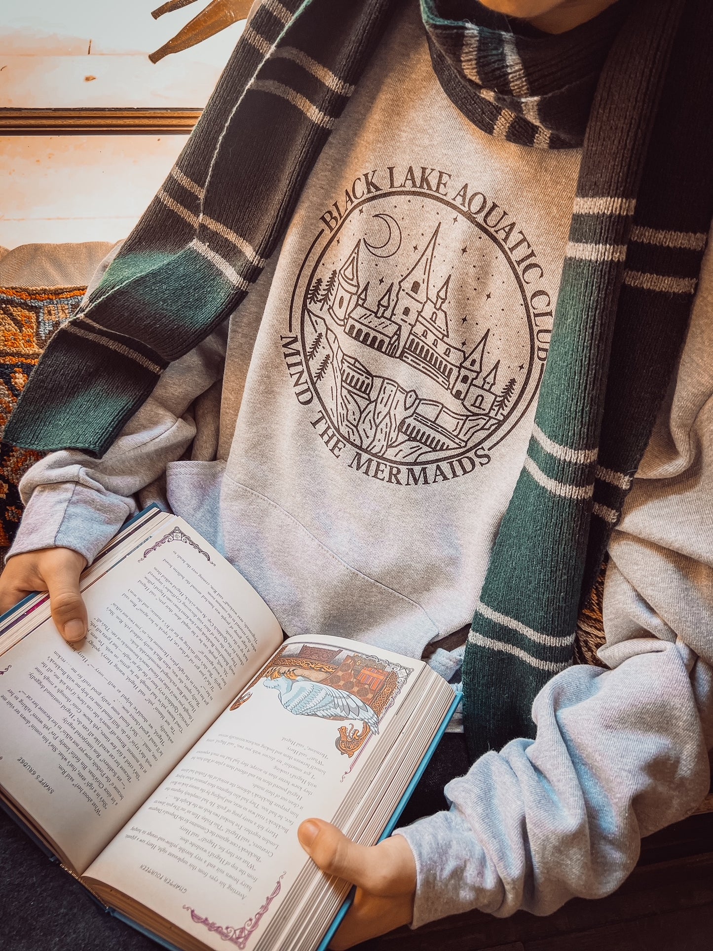 Wizarding Black Lake Aquatic Club Pullover Hoodie